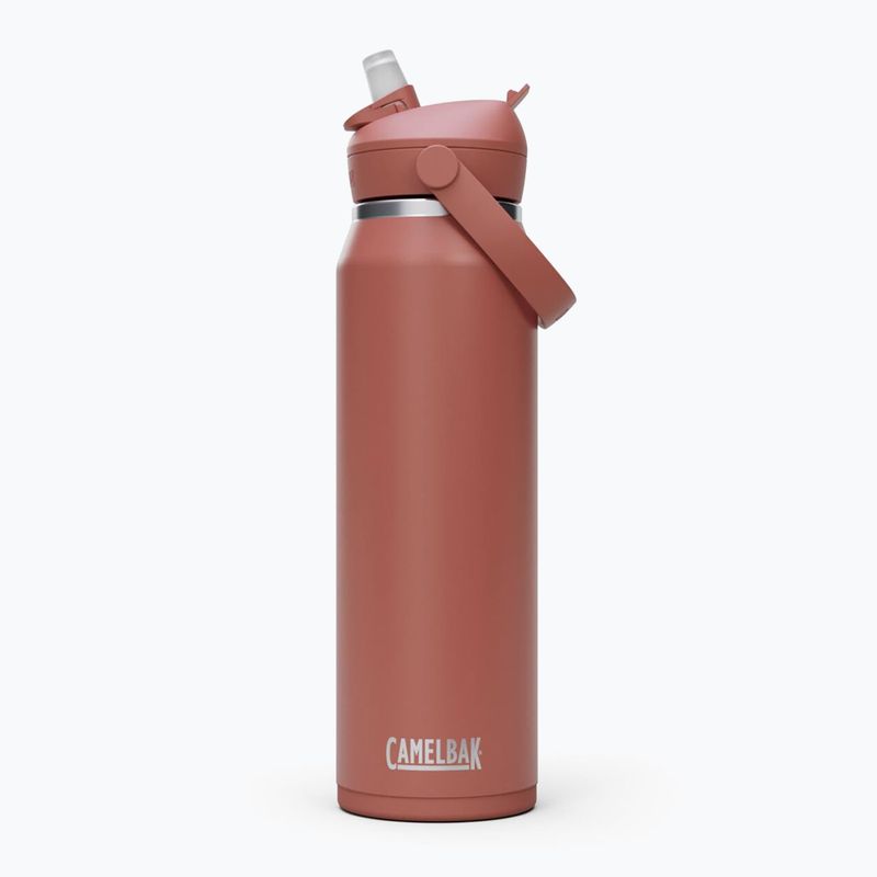 Sticlă turistică Camelbak Thrive Flip Straw Insulated SST 950 ml sierra red