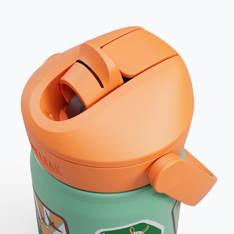 Sticlă termică CamelBak Thrive Flip Straw Kids Insulated SST 350 ml camp badges 3