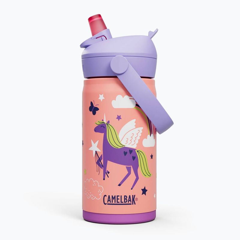 Sticlă termică CamelBak Thrive Flip Straw Kids Insulated SST 350 ml magic unicorns