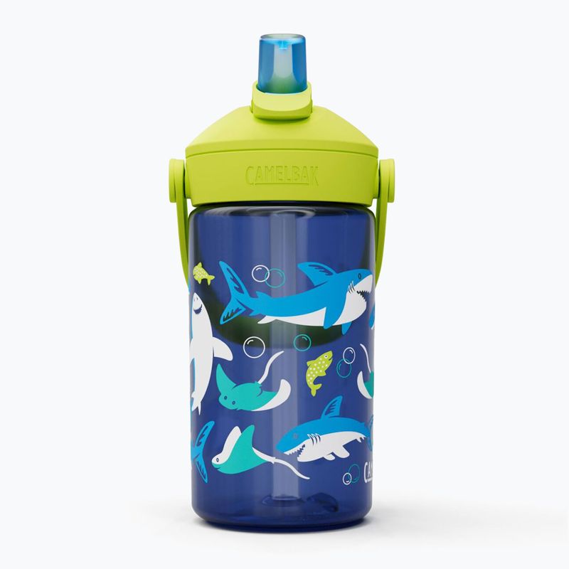 Sticlă turistică CamelBak Thrive Flip Straw Kids 400 ml sharks and rays 2