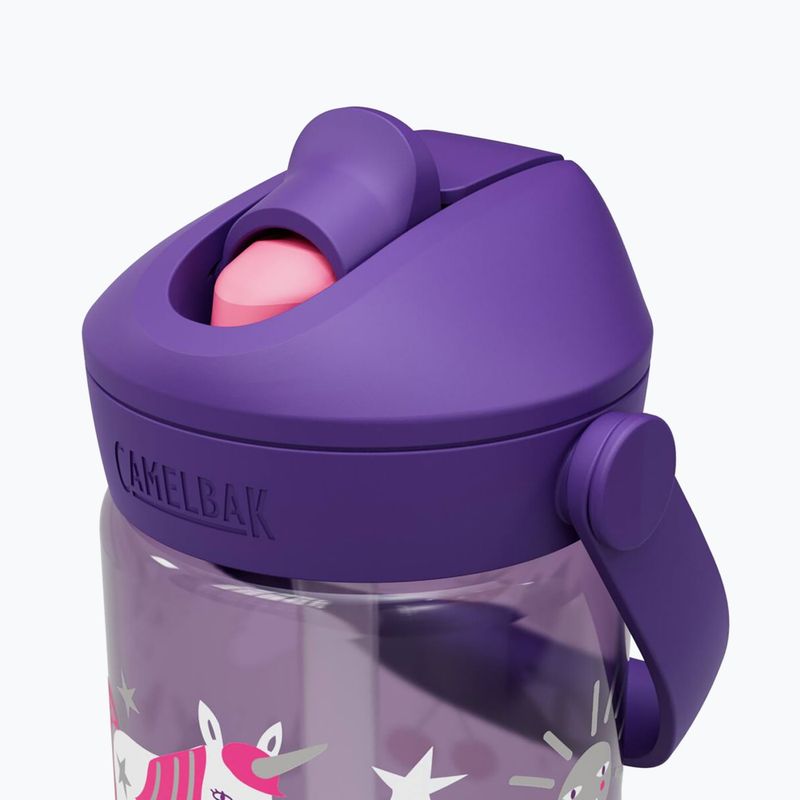 Sticlă turistică CamelBak Thrive Flip Straw Kids 400 ml unicorn party 4