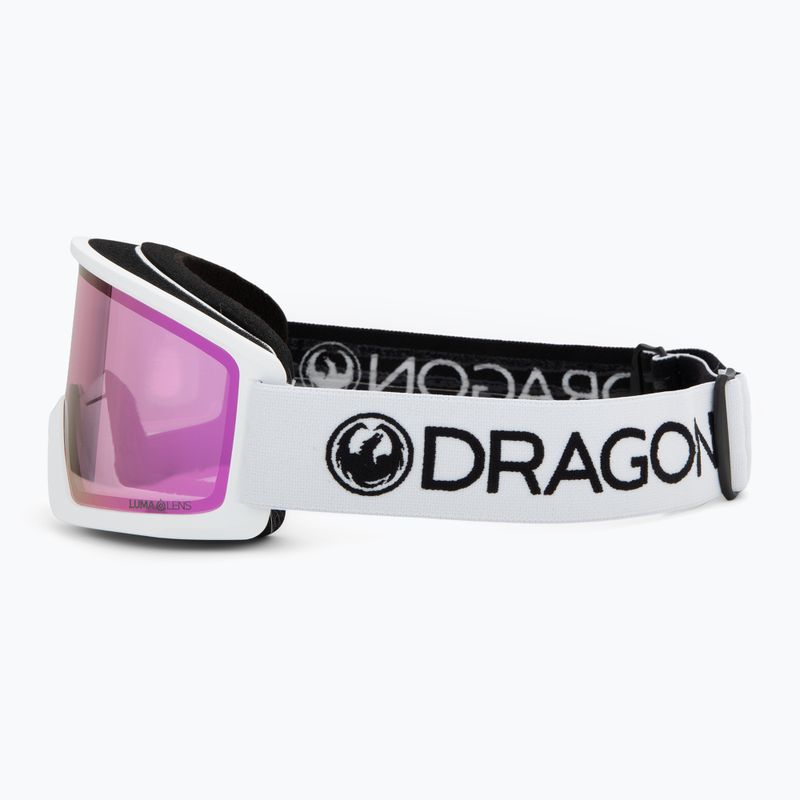 Ochelari de schi Dragon DX3 OTG white/lumalens pink ion 4