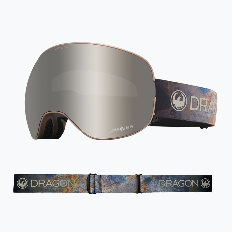 Ochelari de schi Dragon X2 maro 40454-030 7