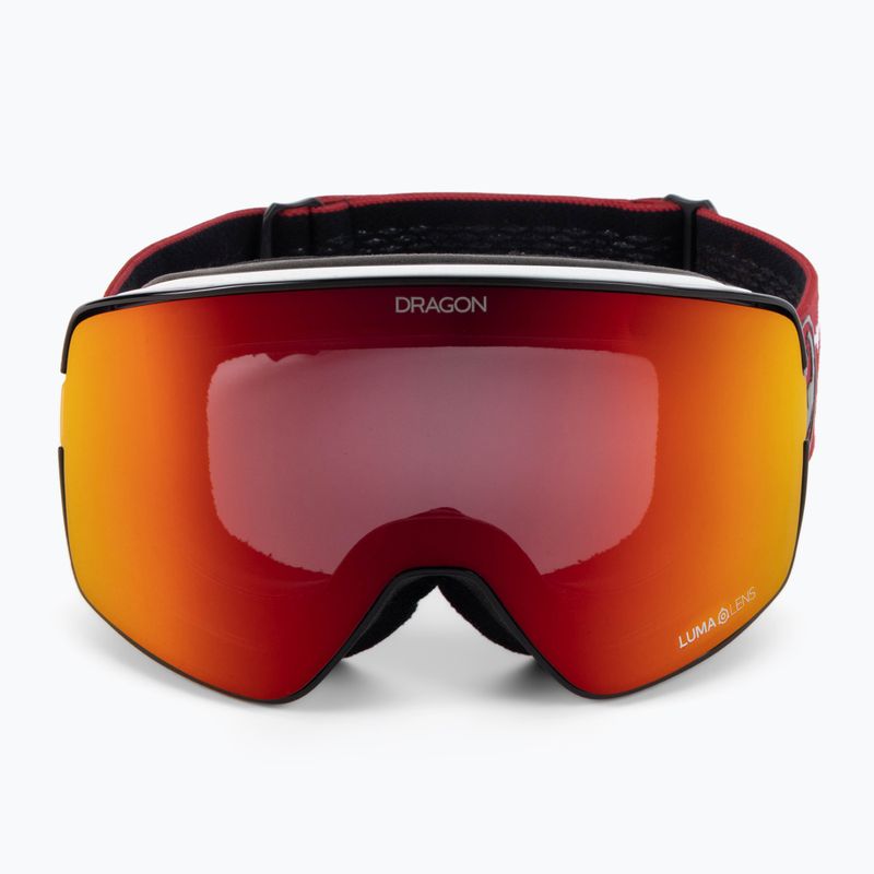 Ochelari de schi Dragon NFX2 negru/roșu 40458-023 3