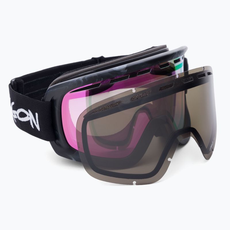 Ochelari de schi Dragon D1 OTG negru 40461-008