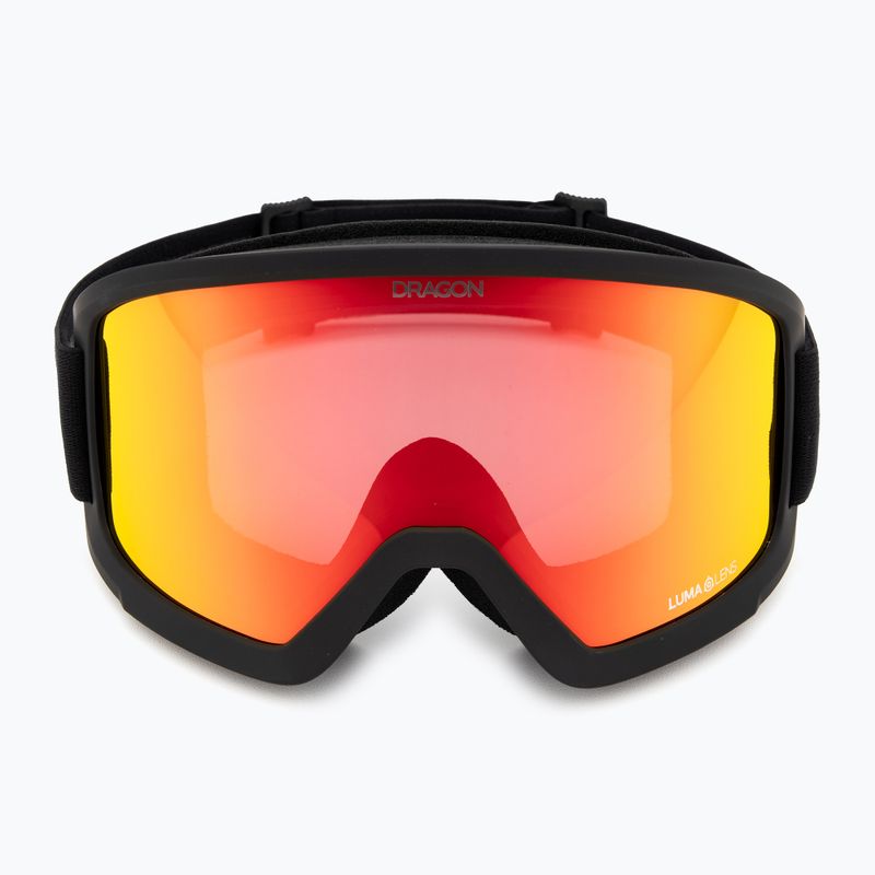 Ochelari de schi DRAGON DX3 L OTG negru/lumalens roșu ionic 2