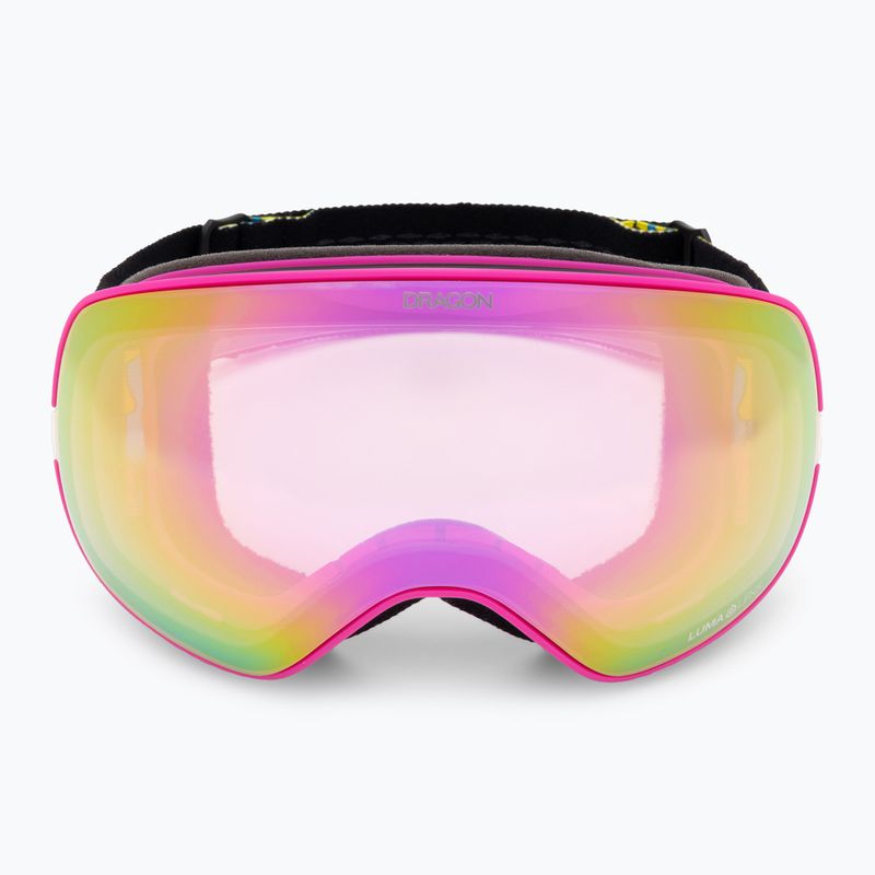 Ochelari de schi DRAGON X2S drip/lumalens pink ion/dark smoke 3
