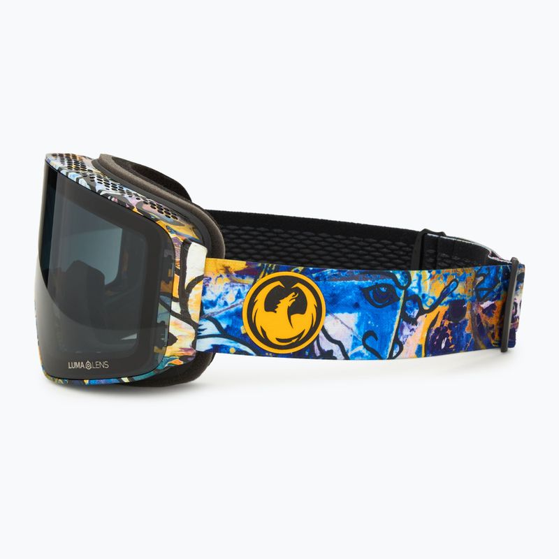 Ochelari de schi DRAGON NFX MAG OTG chris benchetler24/lumalens dark smoke+lumalens flash blue 5