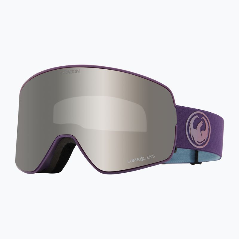 Ochelari de schi DRAGON NFX2 deep plum/lumalens silver ion+lumalens voilet 6