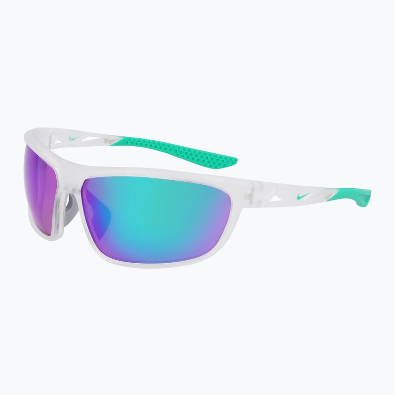 Ochelari de soare Nike Windtrack Run matte clear/ green mirror 3