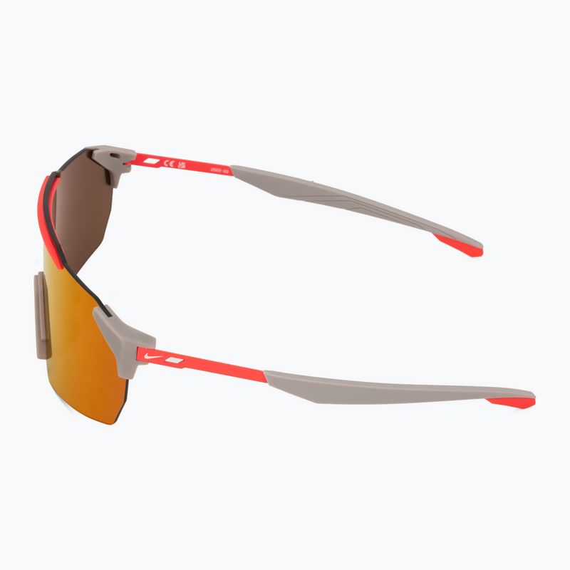 Ochelari de soare Nike Limitless Shield college grey/orange mirror 4