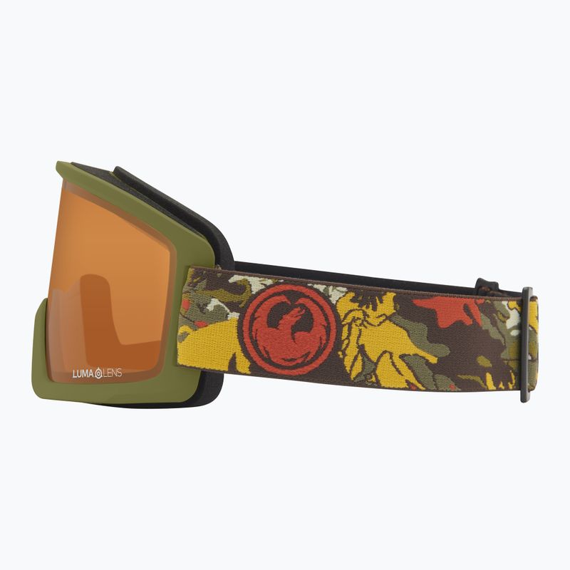 Ochelari de schi DRAGON DXT OTG leafy camo/lumalens amber 3