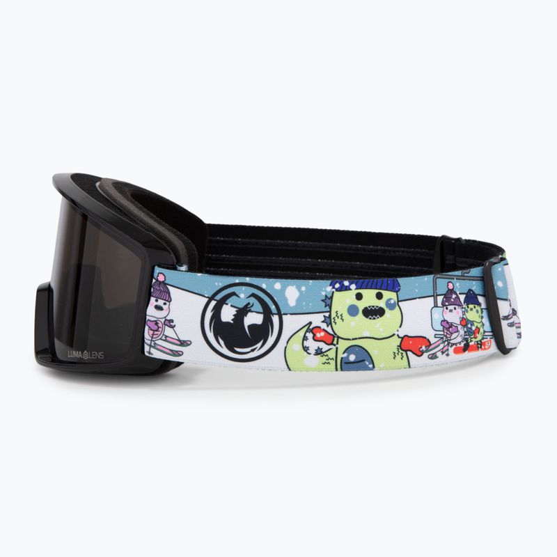 Ochelari de schi DRAGON DXT OTG powday/lumalens dark smoke 4