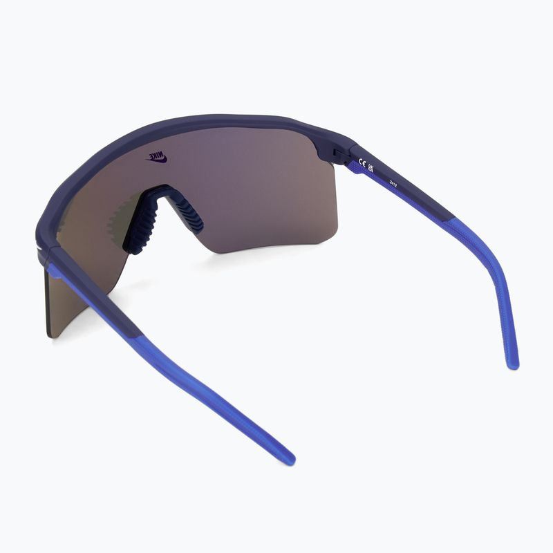 Ochelari de soare Nike Expedition Shield matte blue void/ blue mirror 2