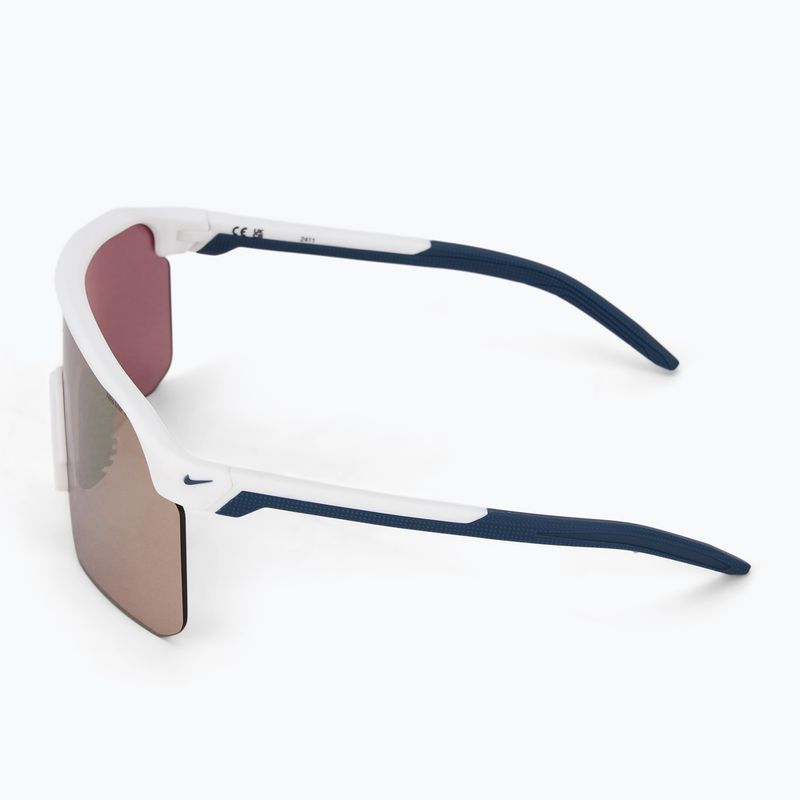 Ochelari de soare Nike Expedition Shield E matte summit white/ road chrome mirror 4