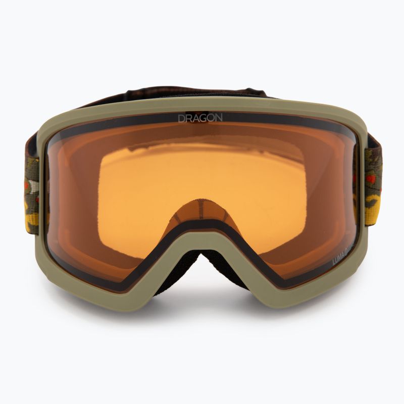 Ochelari de schi DRAGON DX3 OTG leafy camo/lumalens amber 2