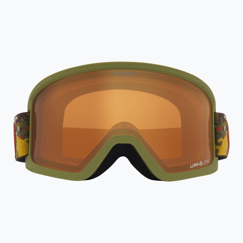 Ochelari de schi DRAGON DX3 OTG leafy camo/lumalens amber 2