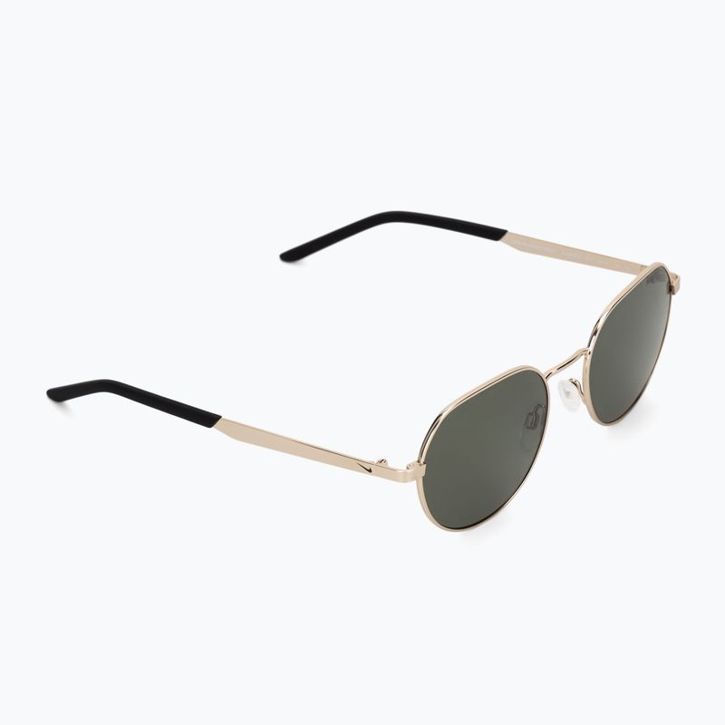 Ochelari de soare Nike Traveler Trend satin gold/green