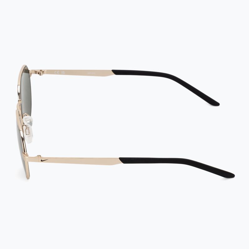 Ochelari de soare Nike Traveler Trend satin gold/green 4