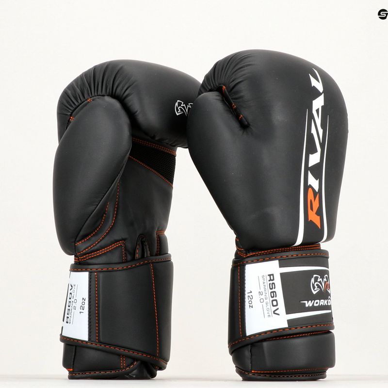 Rival Workout Sparring 2.0 mănuși de box negru 10