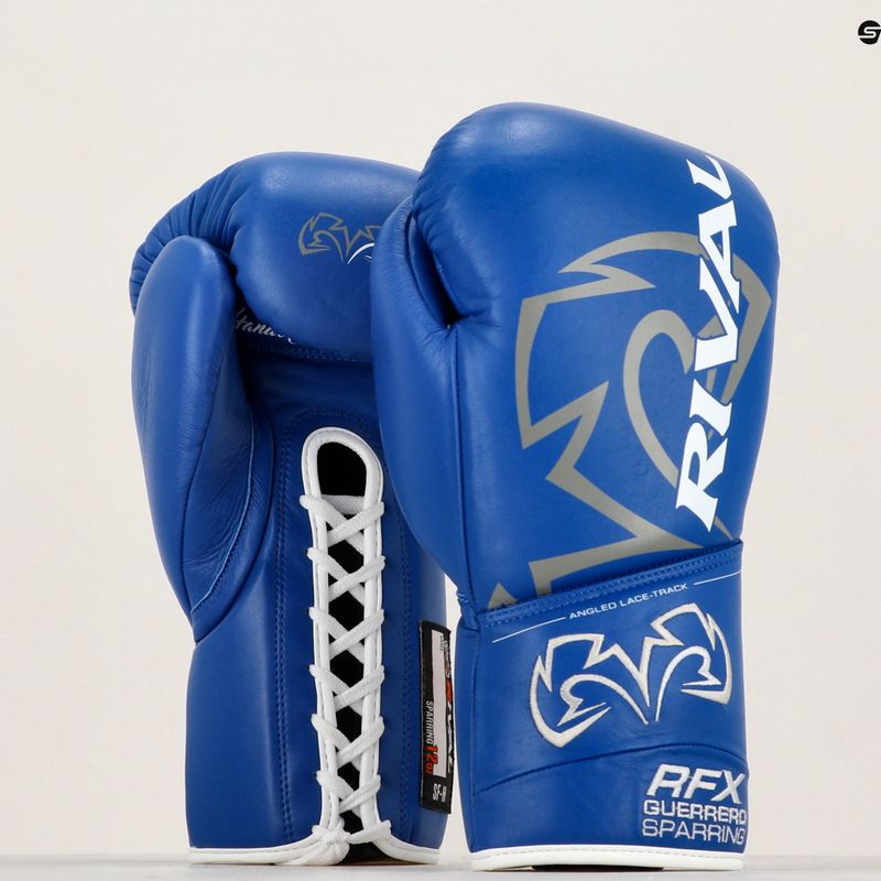 Mănuși de box Rival RFX-Guerrero Sparring -SF-H blue 9