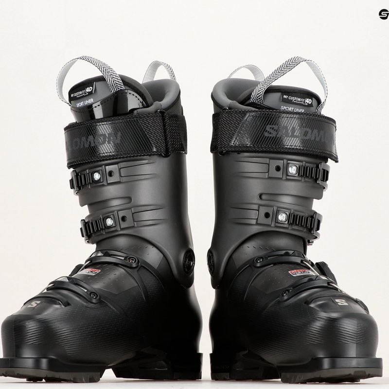 Ghete de schi pentru bărbați Salomon S Pro Supra Boa 110 negru/beluga/titan met. 12