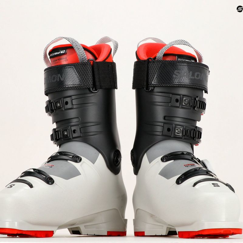 Bocanci de schi pentru bărbați Salomon S Pro Supra Boa 120 gri aurora/negru/roșu/roșu 13