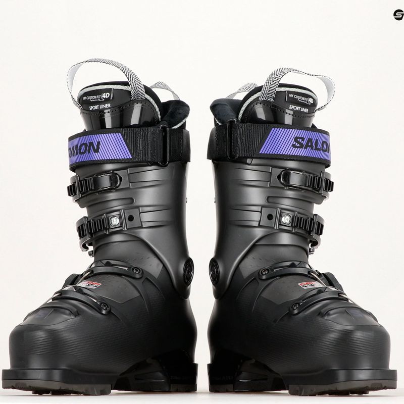 Cizme de schi pentru femei Salomon S Pro Supra Boa 95 W negru/beluga/spearmint 13