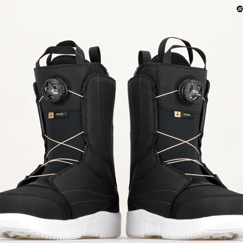 Cizme de snowboard pentru femei Salomon Pearl Boa negru L41703900 8