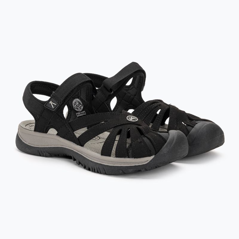 Sandale de trekking pentru femei KEEN Rose black/neutral gray 4