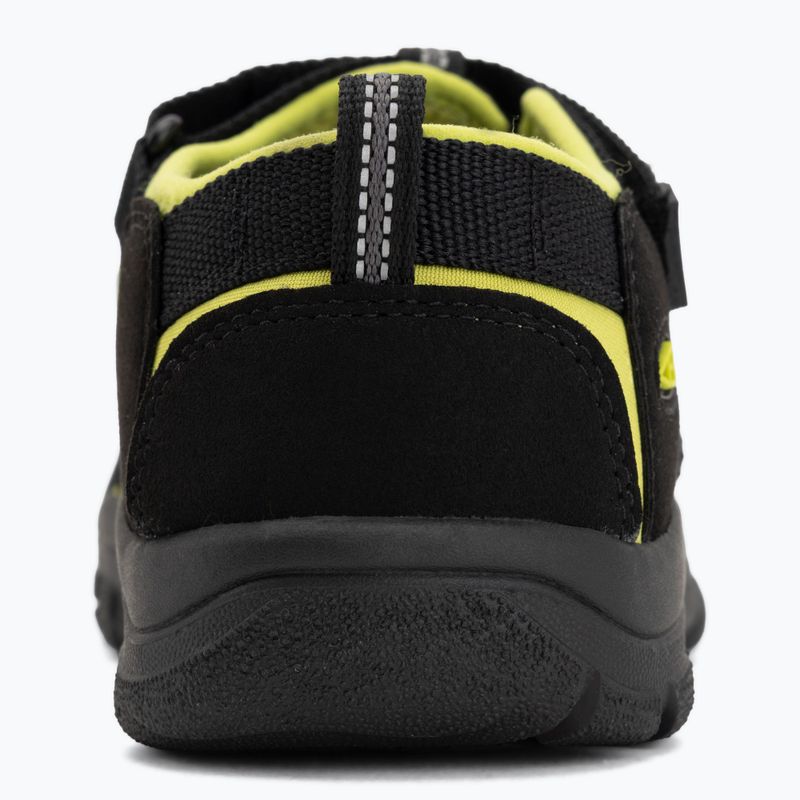 Sandale pentru copii KEEN Newport H2 black/lime green 6