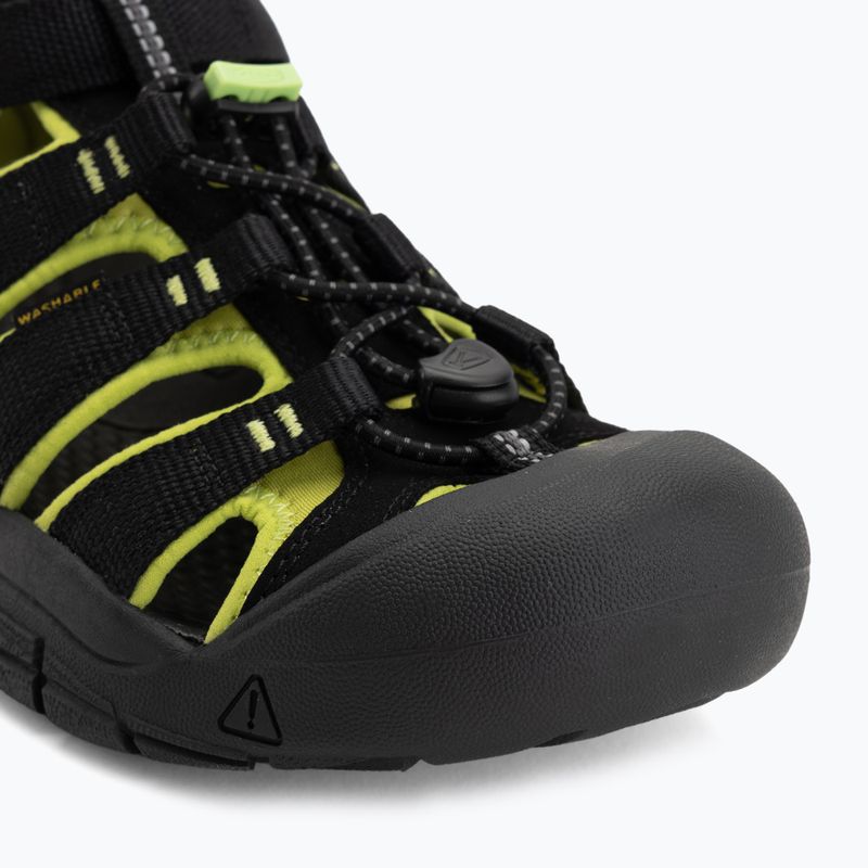 Sandale pentru copii KEEN Newport H2 black/lime green 7