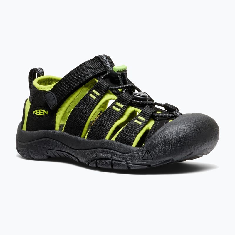 Sandale pentru copii KEEN Newport H2 black/lime green