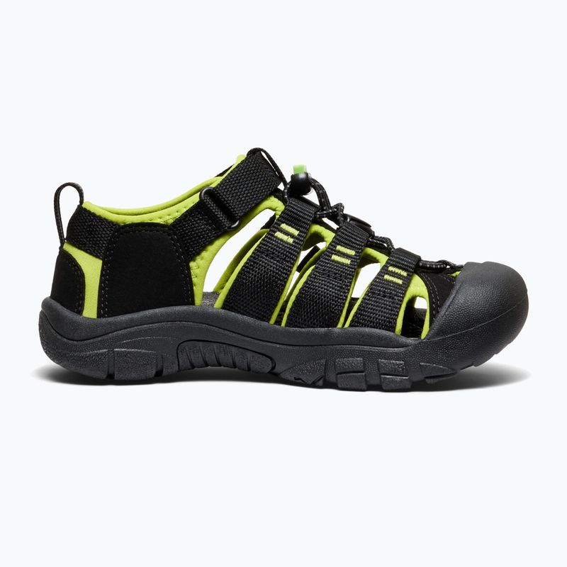 Sandale pentru copii KEEN Newport H2 black/lime green 3