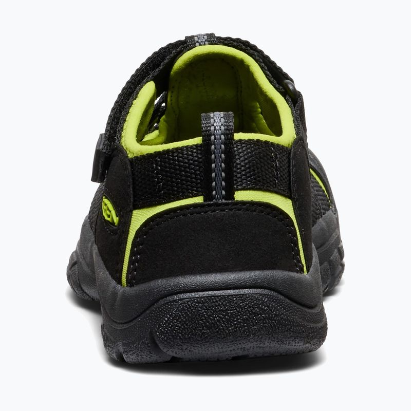 Sandale pentru copii KEEN Newport H2 black/lime green 5
