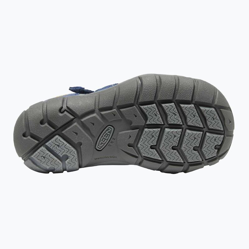 Sandale de trekking pentru copii KEEN Seacamp II CNX blue depths/gargoyole