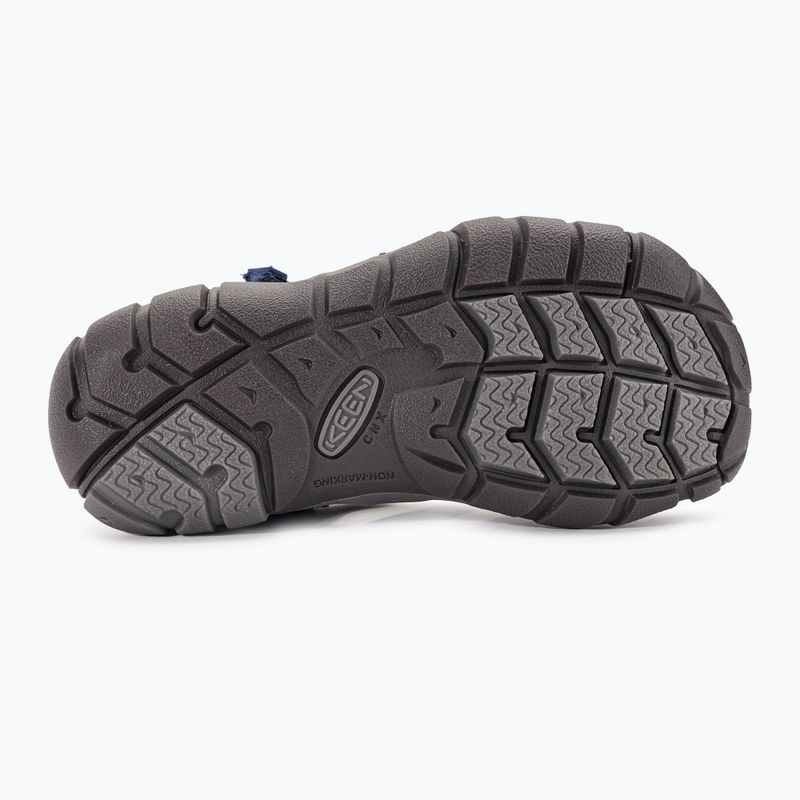 Sandale de trekking pentru copii KEEN Seacamp II CNX blue depths/gargoyole