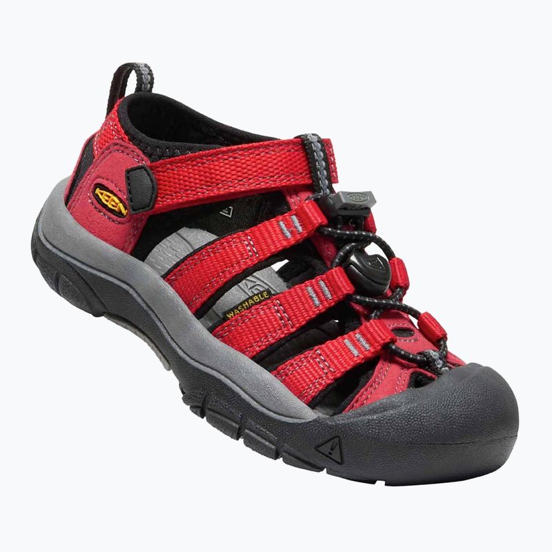 Sandale de trekking pentru copii KEEN Newport H2 ribbon red/gargoyle