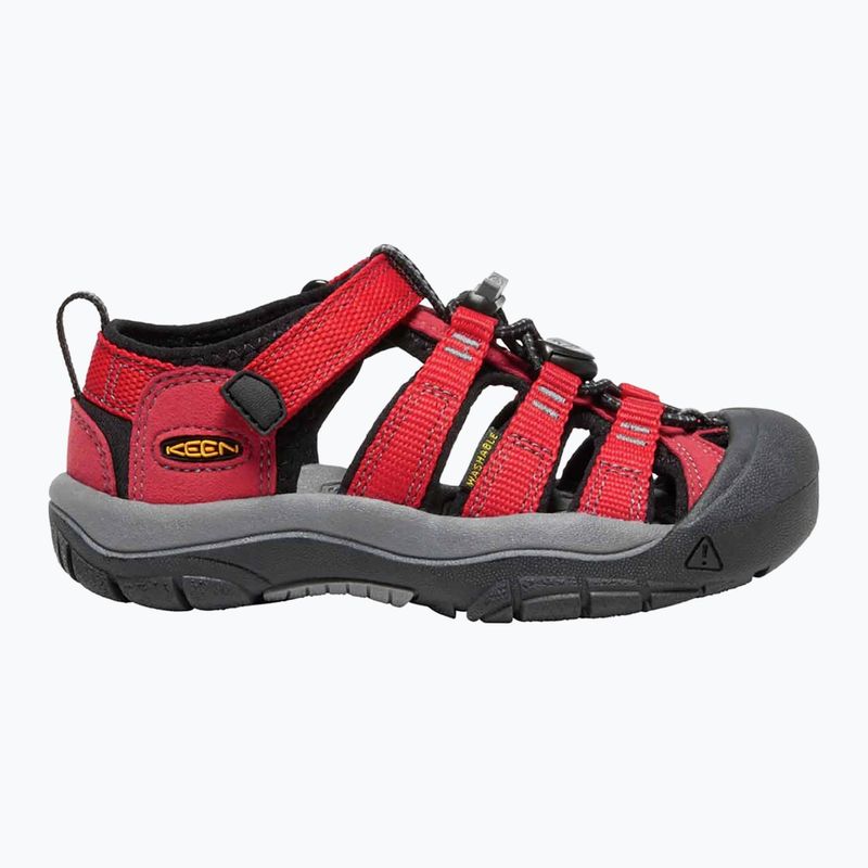 Sandale de trekking pentru copii KEEN Newport H2 ribbon red/gargoyle