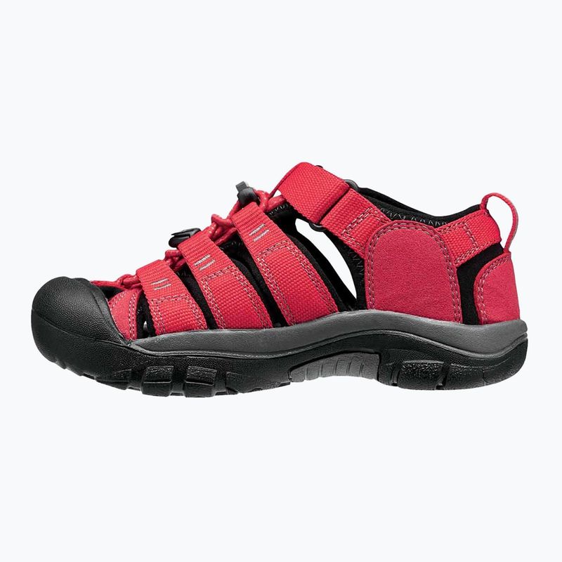 Sandale de trekking pentru copii KEEN Newport H2 ribbon red/gargoyle