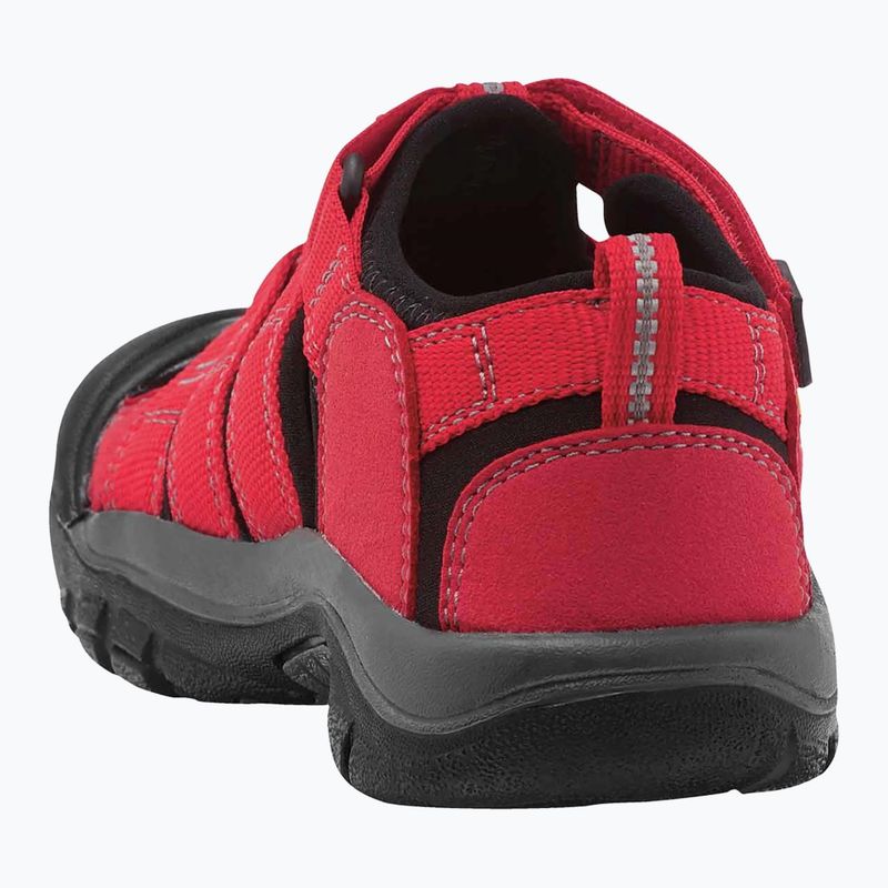 Sandale de trekking pentru copii KEEN Newport H2 ribbon red/gargoyle