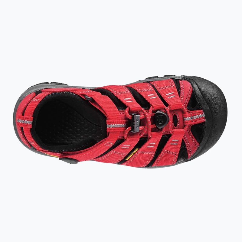 Sandale de trekking pentru copii KEEN Newport H2 ribbon red/gargoyle