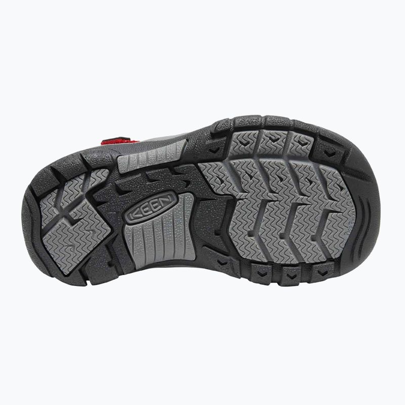 Sandale de trekking pentru copii KEEN Newport H2 ribbon red/gargoyle