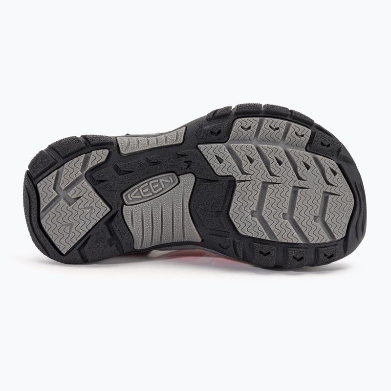 Sandale de trekking pentru copii KEEN Newport H2 ribbon red/gargoyle