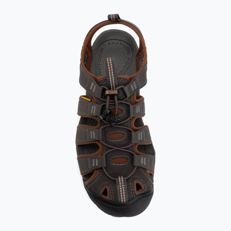 Sandale pentru bărbați KEEN Clearwater CNX raven/tortoise shell 5