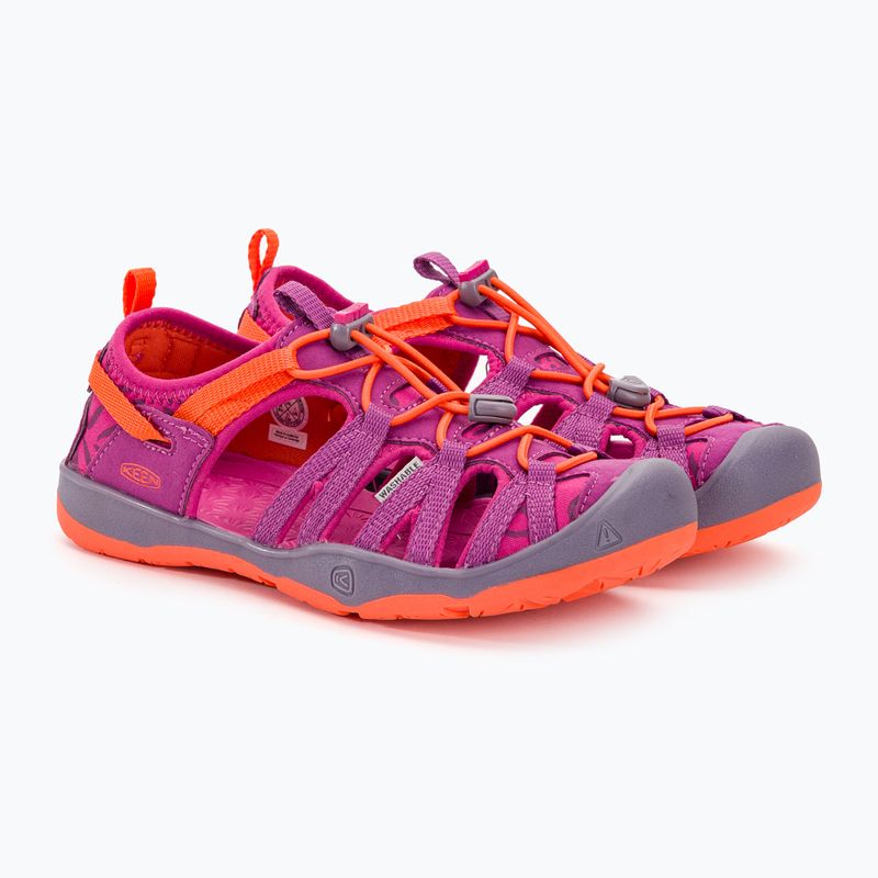 Sandale de trekking pentru copii KEEN Moxie purple wine/nasturtium