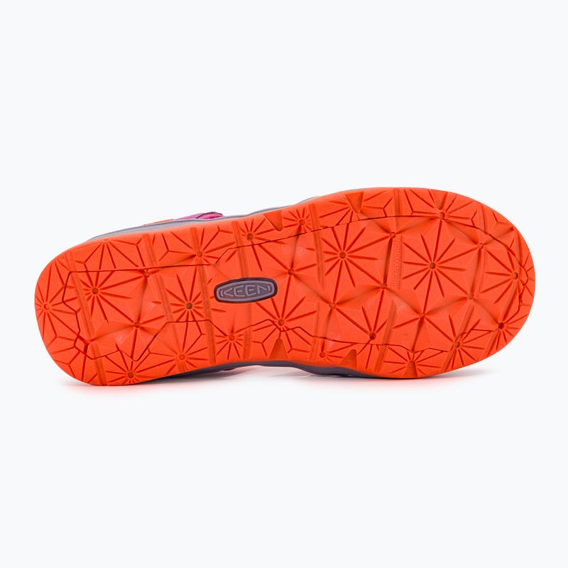 Sandale de trekking pentru copii KEEN Moxie purple wine/nasturtium