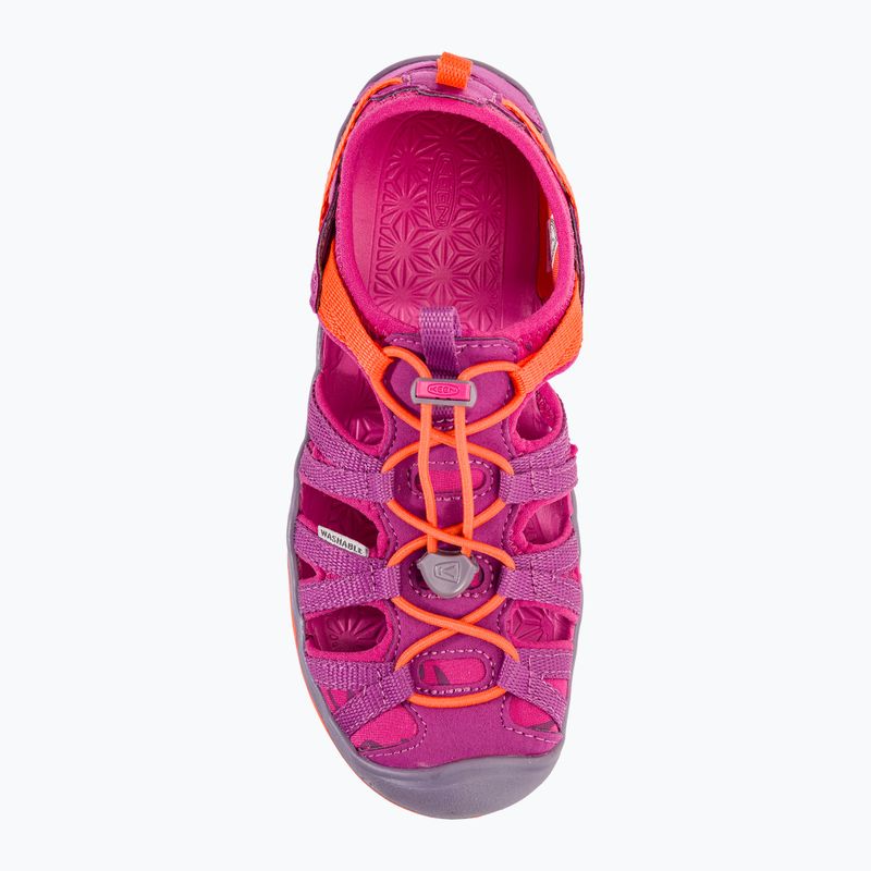Sandale de trekking pentru copii KEEN Moxie purple wine/nasturtium