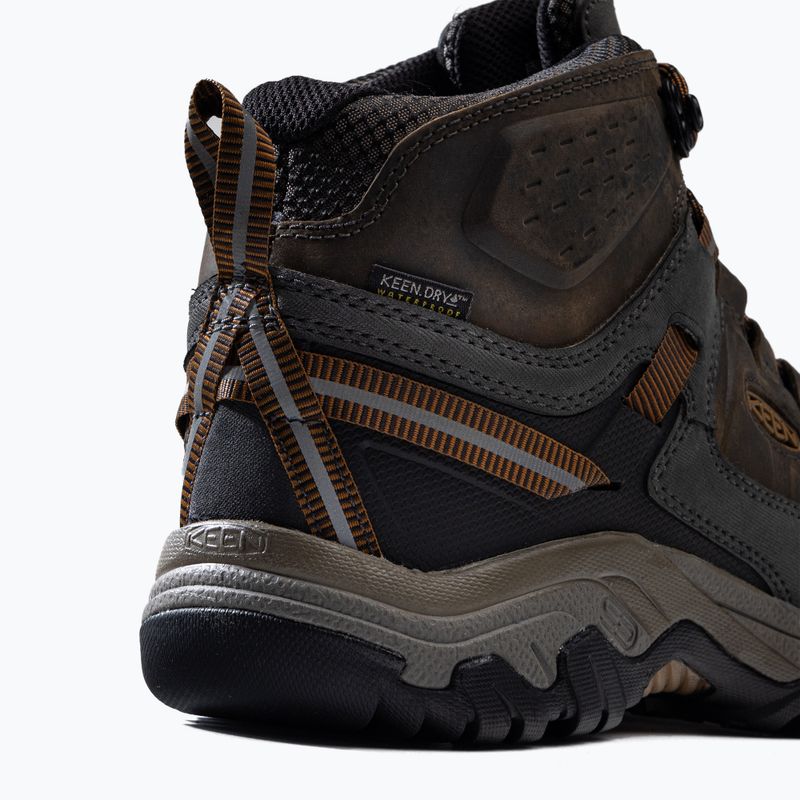 Cizme de trekking pentru bărbați KEEN Targhee III Mid negru olive 1017787 8