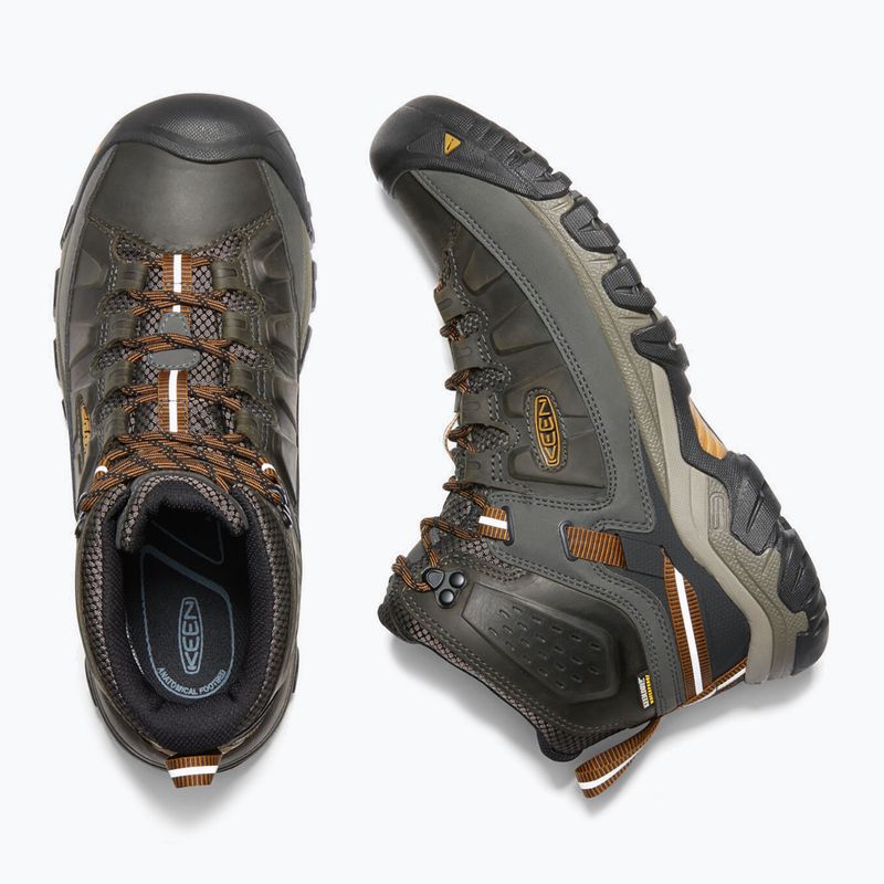 Cizme de trekking pentru bărbați KEEN Targhee III Mid negru olive 1017787 10